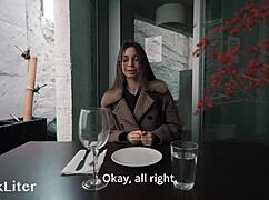 Sugar baby, I need that big cock now, she begs in doggystyle quickie