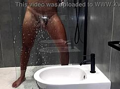 Neighbor Spies Barefoot Flashing, Dirty Talk Spanking Clothes Ripped