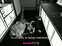 Polka Dots In The Kitchen With Fun Cartoon Sex