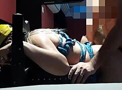 In this tale, the cuckold ties up his mature BBW wife Bruna Silva for some fun.