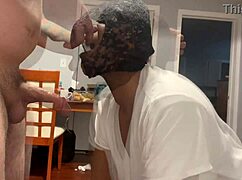 Facefucked Bitch Drinks Puke From Bucket