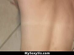 Stepbro Slaps Dick on Stepsister's Head During Her Game Fantasy Massage