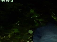 Caught stepmom pissing and masturbating outdoors