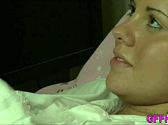 Bride licks pussy! Friend fingers bride in lesbian wedding fun!