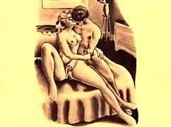 vintage erotic art tells a story of antique hairy desires