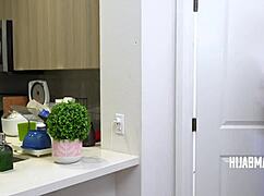 Accidental Exposure Ignites a Forbidden Flame with Wife's Big Tits