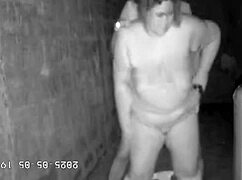 Hidden Camera Records Stepmother Fucking Stepson In Alley