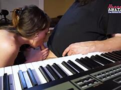 Brunette Coed Cloe Sucks Cock And Gets Twat Fucked