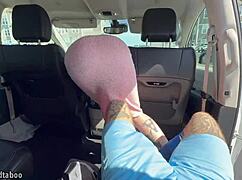 Step Son Accidentally Cums In His Pants On The Way To Soccer