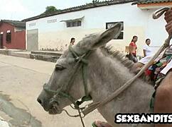 Huge ass Latina with big booty, contrasting Colombian and Brazilian features