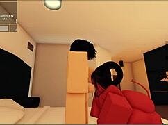 Rosex faces rough monster action with a wild facial finish! 😈