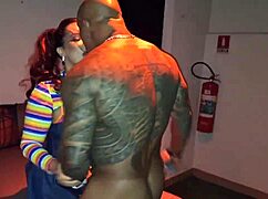 I Fucked My Brother-in-Law at the Costume Party, Deepthroating His Big Cock