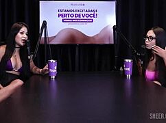 Feel the emotional swingers compilation with Didy Reis and Tifany Rocha in sheer red.