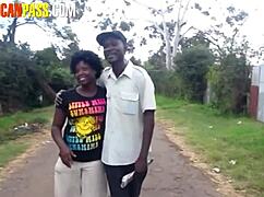 Curvy Ebony BBW Enjoys Intense Ride in Urban Restroom