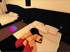 Rosex faces rough monster action with a wild facial finish! 😈