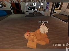 She Gets Fucked By A Catboy In Roblox