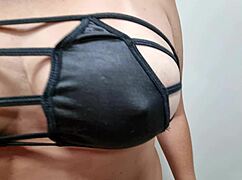 my sexy slut wife's big pussy lips in lingerie pictures