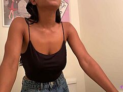 oh jenna foxx strips and masturbates in steamy bathroom solo