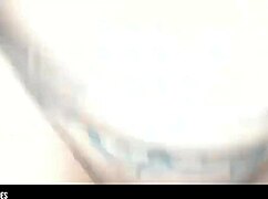 Latina woman enjoys a homemade fitness session in lingerie