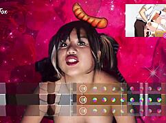 Exotiqfox Bounces Ass On Dick In Solo Gooner Masturbation