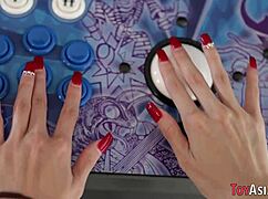 Wow, that petite Asian teen rides the monster cock so hard!