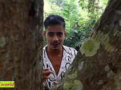 लकी स्टूडेंट ब्यूटीफुल कॉलेज मैडम से मिलता है रेट्रो सेटिंग में