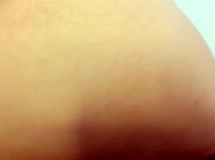 Horny Latina couple struggles intense first sex