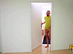 Ebony Girl Lures Russian Boyfriend for Thick Cock Threesome