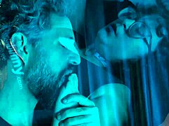 craving attention for my pussy and feet, licking and deepthroating in lesbian scene with toys