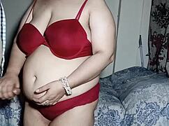 Fucking my bbw stepmom's big ass with dirty talk