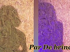 Brazilian Amateurs Take On Giant Toy In Lingerie Massage