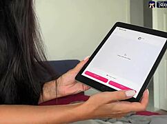 Step sister tries sex app with brother for the first time 😏