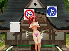 naked girl dancing part 1 in public with bouncing boobs and big ass