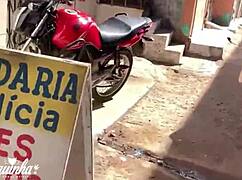 i caught my maid off guard and we tried to fuck but my wife came home.