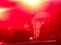 Lady Gaga Stripping Clothes On Show