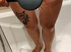 i'm shaving my tight pussy close up, preparing for tonight's penetration