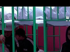 Intense squirt game origins with Asian models and toys.