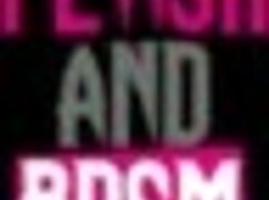 a beautiful blonde vixen with big fake tits drills her short haired lesbian friend in lingerie