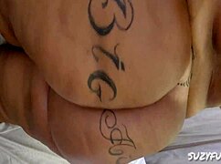 Watch this bbw rub oil on her huge ass, she teases.