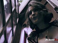 Unfulfilled Housewife Cheats With Teen Peeping Tom!