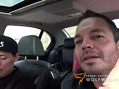 does jessii van riva teen enjoy sucking cock in the car?