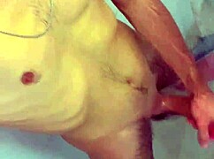 Hot brazilian solo masturbation in the bathroom