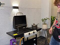 always late guy claims he's two minutes from family dinner