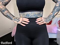 Watch this big tits fit milf try on her haul.