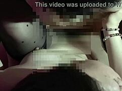 asian girl in stockings rides in missionary and cowgirl positions until exhausted