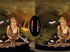 Reality lovers depict 10,000 bc sex in a cave with blowjobs and riding