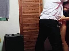 Senior high pinay student showcases big tits in doggystyle action with amateurs