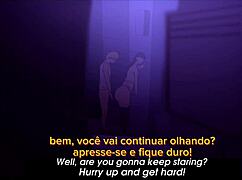 Chains Man in Uncensored Sex with Blowjob Ass and Bondage