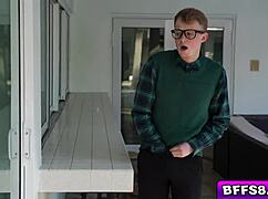 Lucky Jimmy Meets Brunette Babes Addis, Fouche, Molly, and Madison Wilde in Group Session