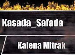 Brazilian housewife Kalena Mitrak shows favorite doggystyle eating with dirty talk